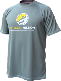 Men's Workout Mission Double Dry Athletic T-Shirt