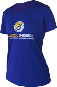Women's Workout Mission Dry Athletic T-Shirt